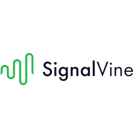 SignalVine logo with a green wave icon on the left and the text SignalVine on the right.